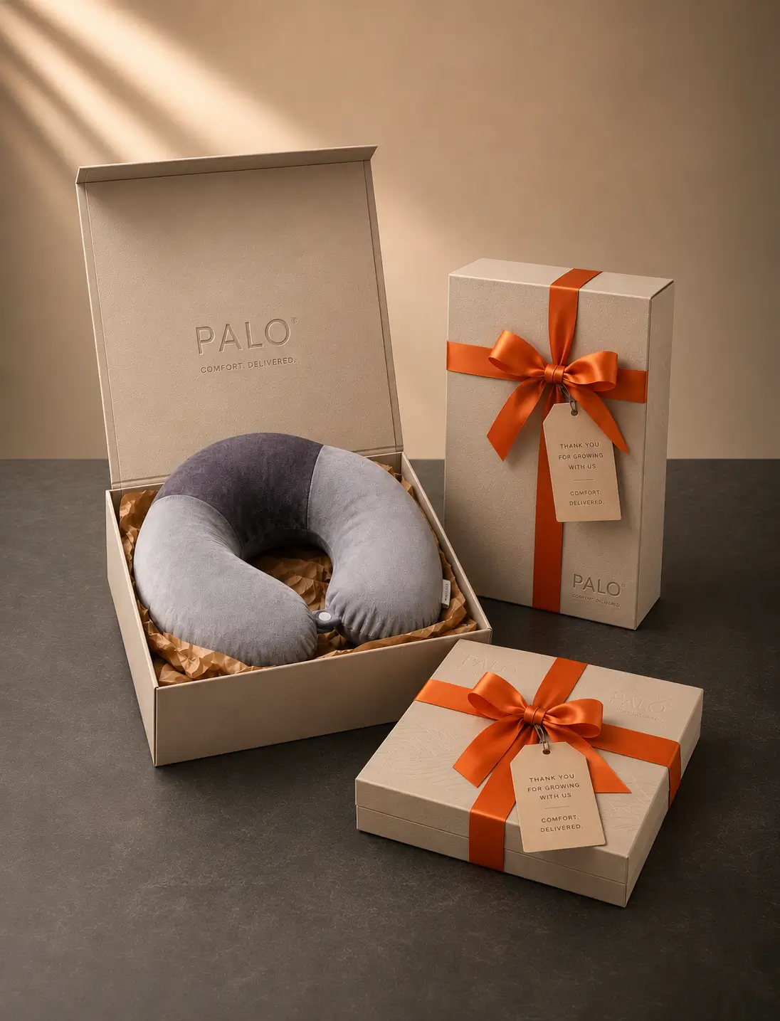 A premium PALO gift box prepared for a corporate order